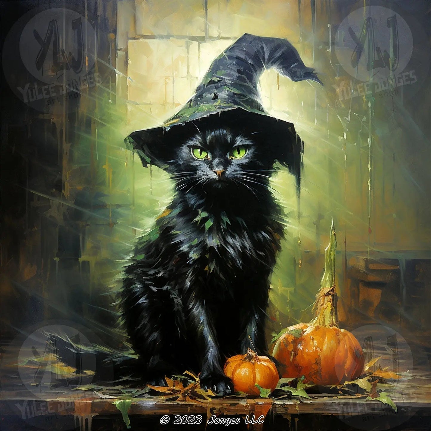 Haunted Paws - Halloween Diamond Painting Kit - YLJ Art Shop - YLJ Art Shop