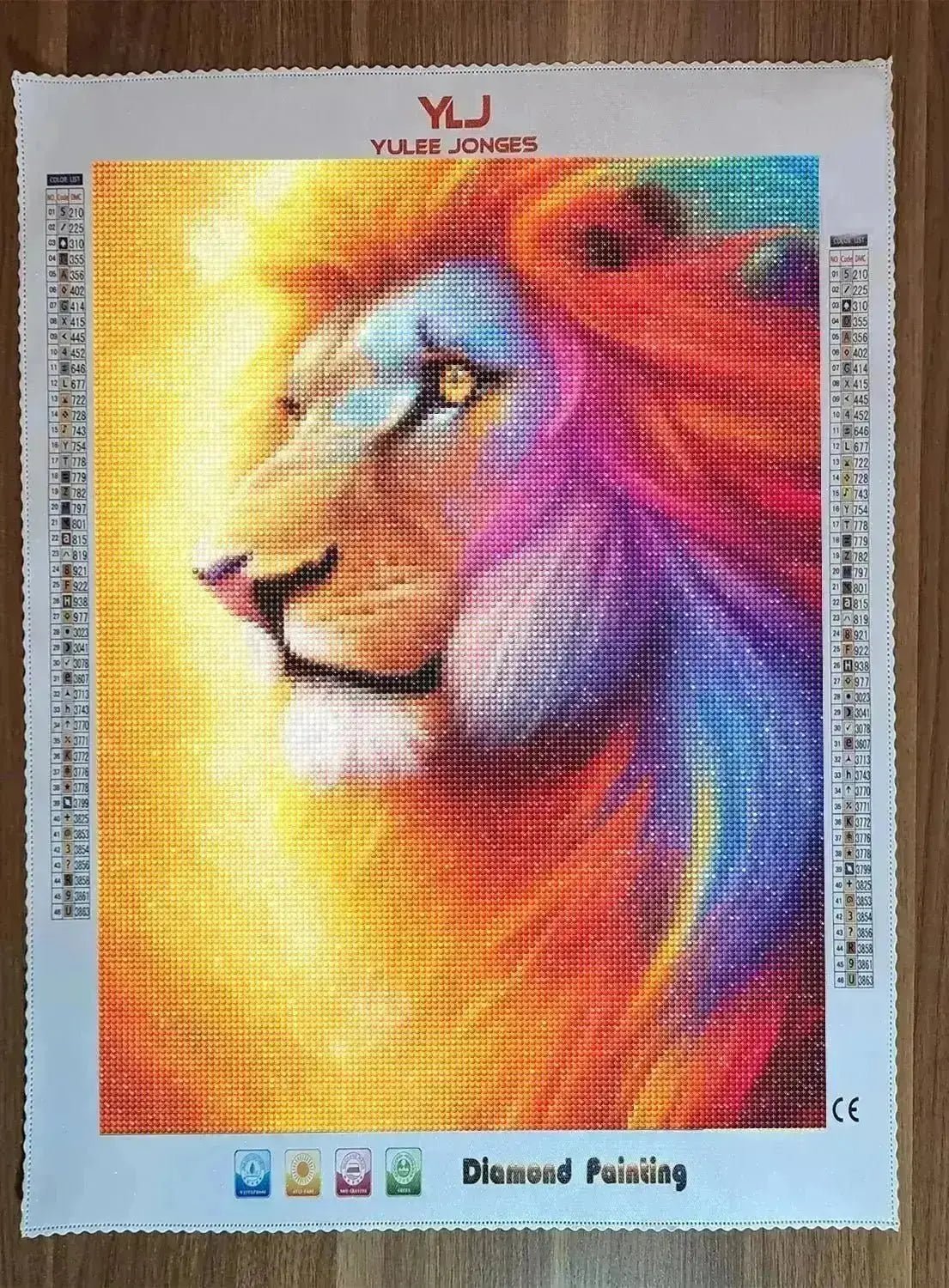 Long Mane Lion - Full Drill Diamond Painting Kit - YLJ Art Shop - YLJ Art Shop