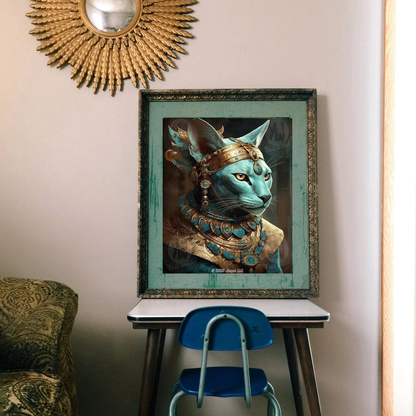 Luxe Guardian - Egyptian Cat Diamond Painting Kit - YLJ Art Shop - YLJ Art Shop