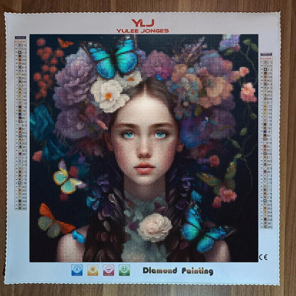 Magical Butterfly Girl - Full Drill Diamond Painting Kit - YLJ Art Shop - YLJ Art Shop