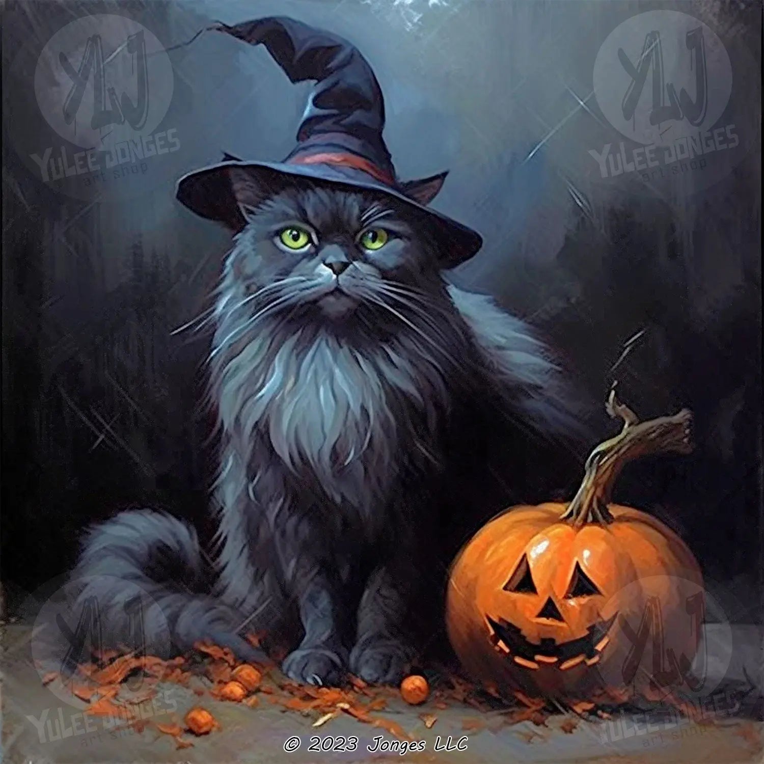 Nocturnal Charm - Halloween Diamond Painting Kit - YLJ Art Shop - YLJ Art Shop