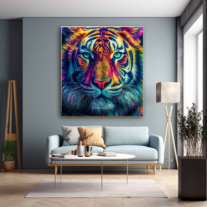 Psychedelic Tiger - Tiger Diamond Painting Kit - YLJ Art Shop - YLJ Art Shop