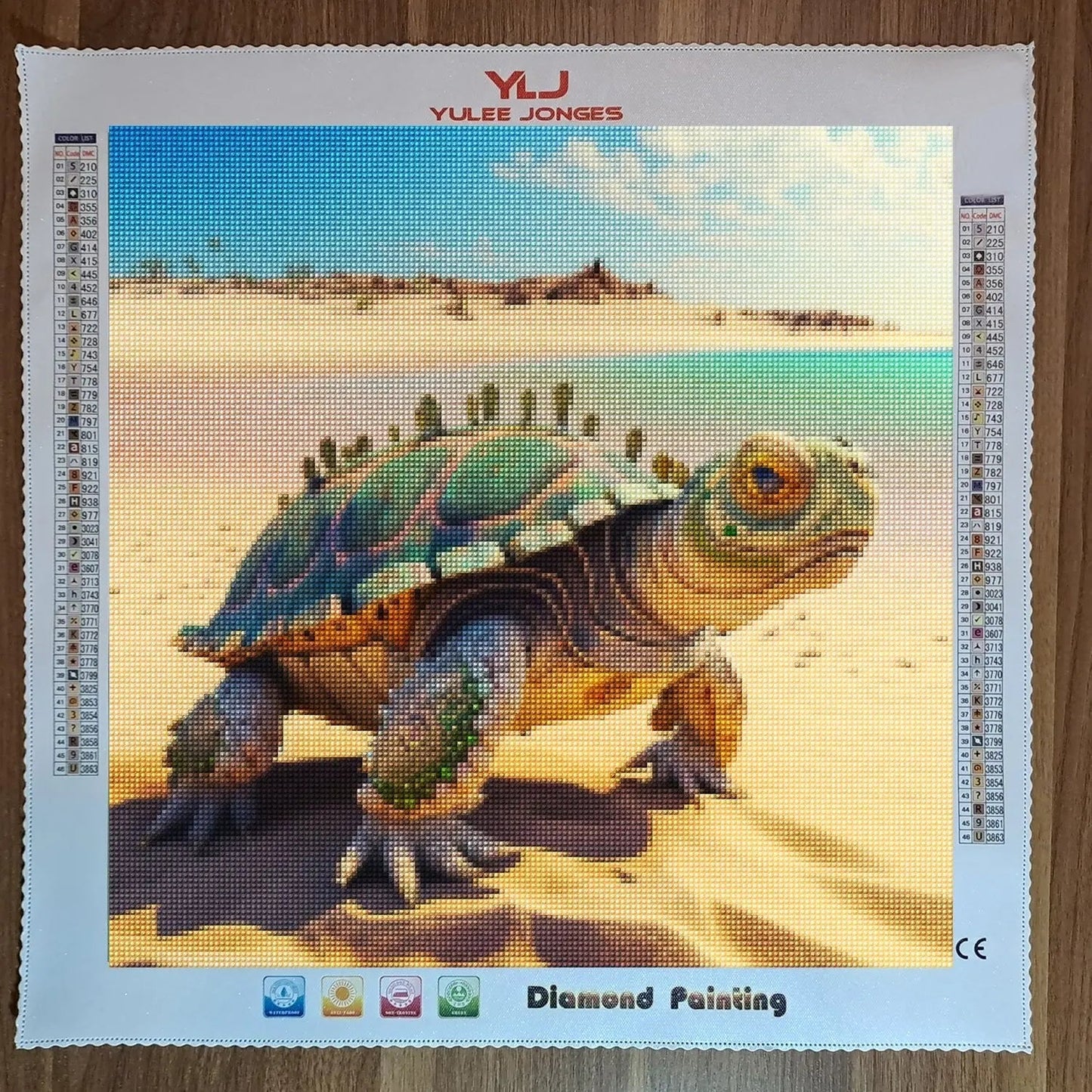 Seaside Haven - Turtle Diamond Painting Kit - YLJ Art Shop - YLJ Art Shop