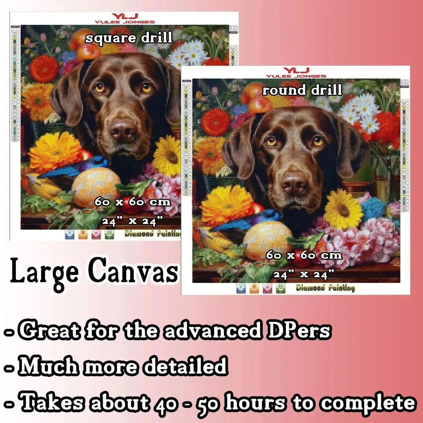 Soulful Connection - Dog Diamond Painting Kit - YLJ Art Shop - YLJ Art Shop