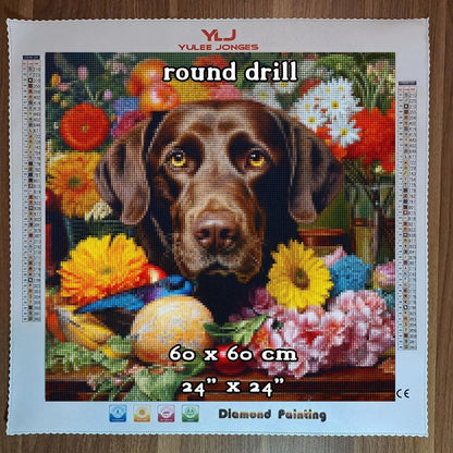 Soulful Connection - Dog Diamond Painting Kit - YLJ Art Shop - YLJ Art Shop