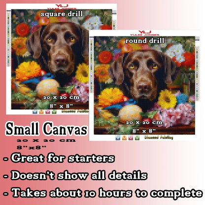 Soulful Connection - Dog Diamond Painting Kit - YLJ Art Shop - YLJ Art Shop