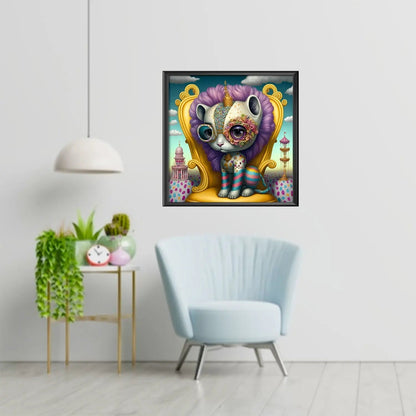 Surreal Kitty - Full Drill Diamond Painting Kit - YLJ Art Shop - YLJ Art Shop