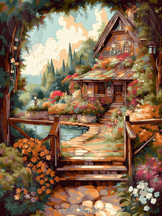 “Tranquil Haven“ - Diamond Painting Kit - YLJ Art Shop - YuLee Jonges