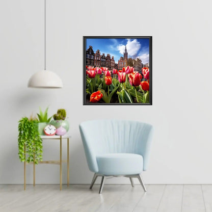 Tulips From Amsterdam - Flowers Diamond Painting Kit - YLJ Art Shop - YLJ Art Shop